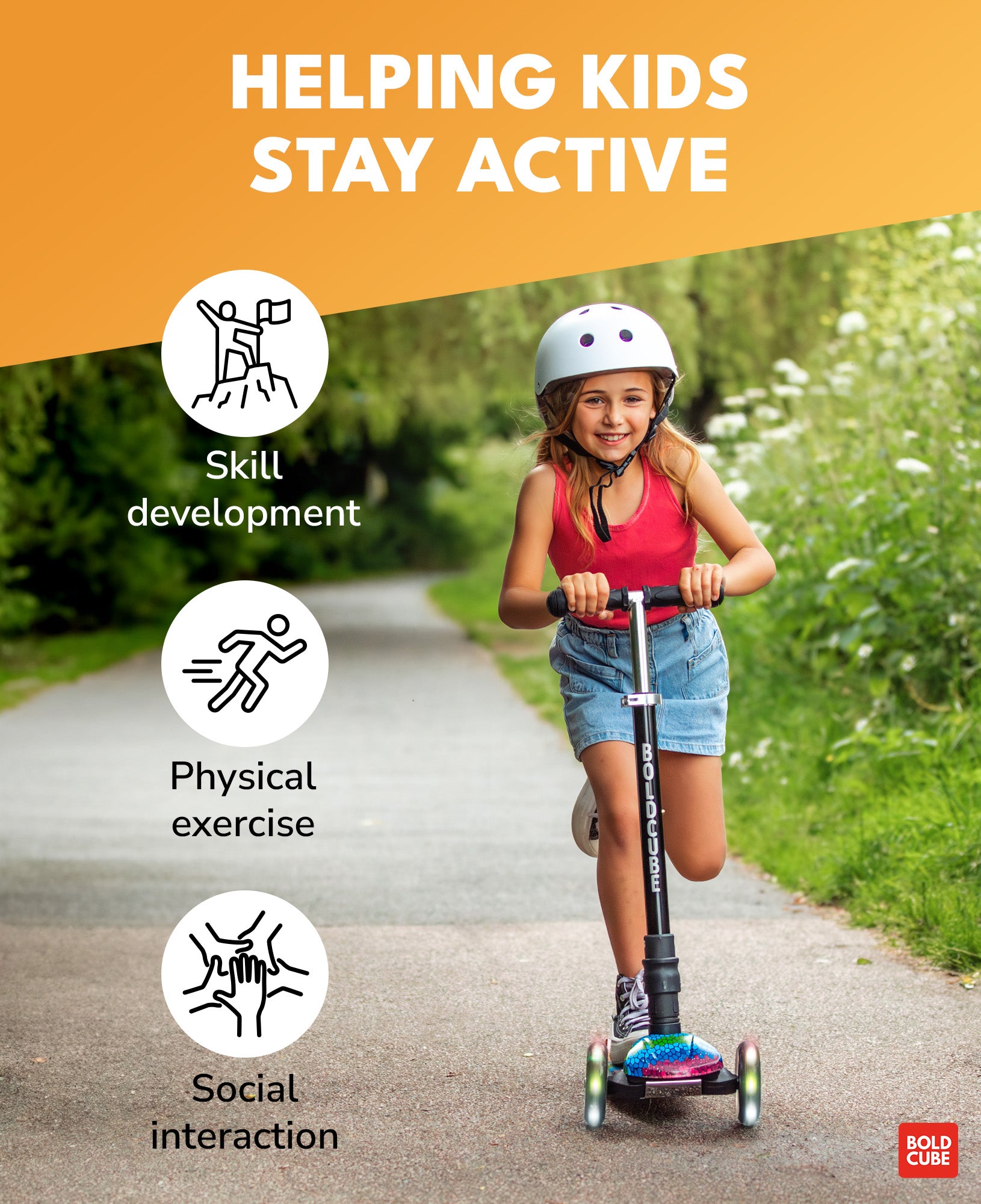 Crystal Rubix - Big 3 Wheel Scooter - Image 5