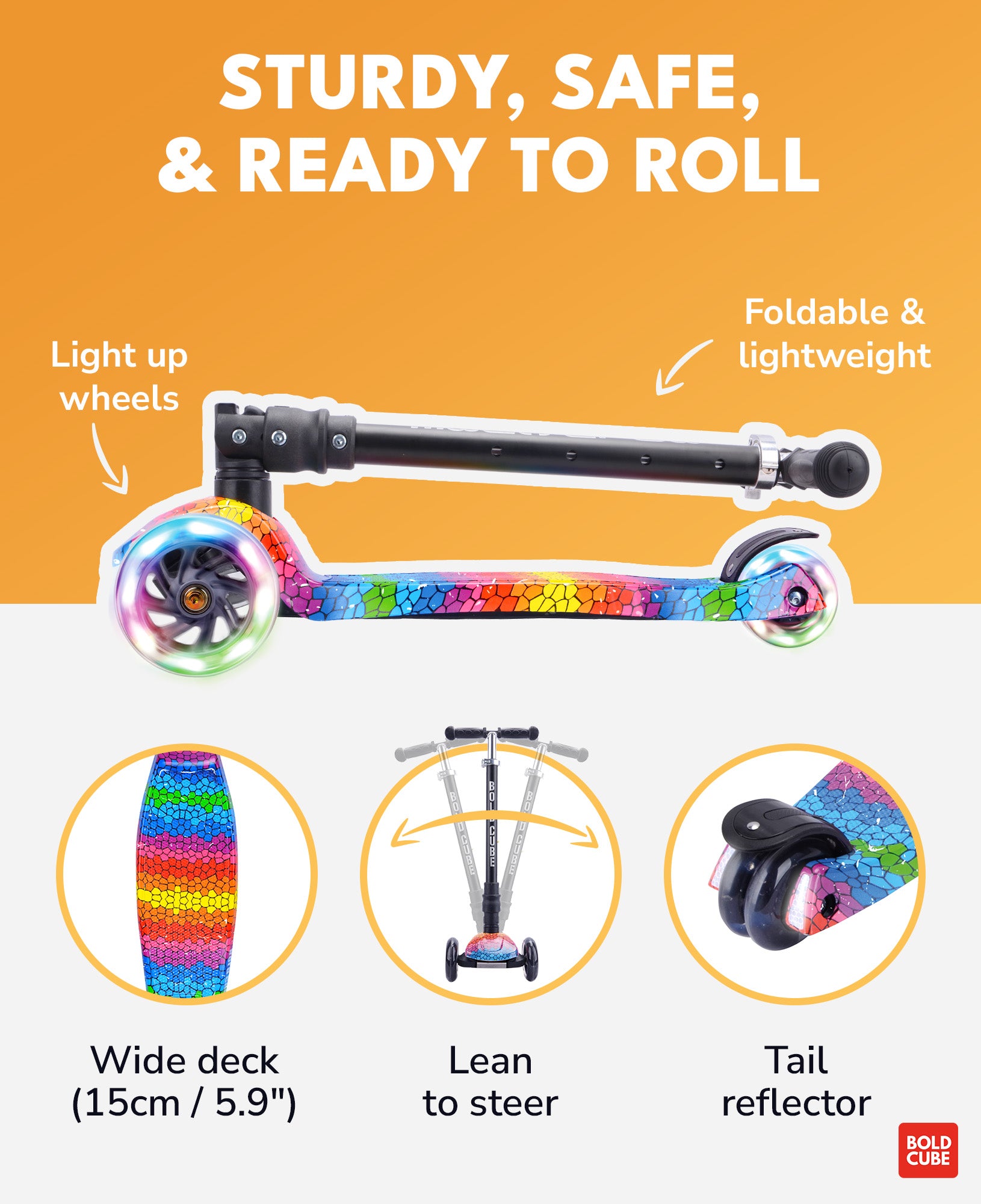 Crystal Rubix - Big 3 Wheel Scooter - Image 4