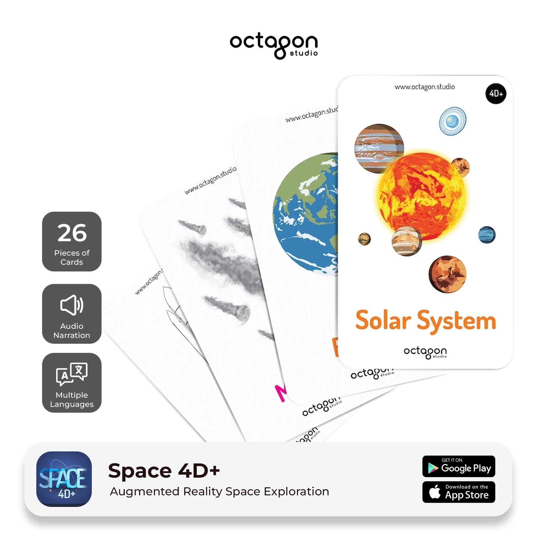 Space 4D+ Augmented Reality Cards - Image 2