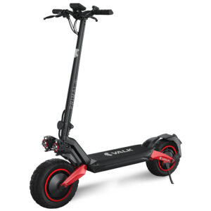 NNEMB Primal 9 Electric Scooter 1600W Dual Motor All-Terrain Off Road Lithium 60km Range-Black/Red
