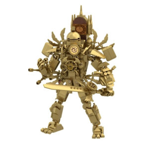 NNEOBA Skibidi Toilet Titan Clock Man Building Block Set